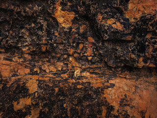Abstract texture. Brown texture. Stone background. Rock texture. Grunge Rough structure. Rock surface with cracks. Rock pile. Paint spots wall. Wall marble.