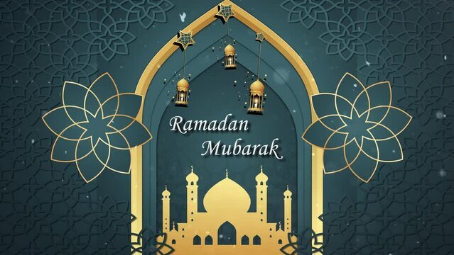 4K &ndash; Ramadan Mubarak , Animation.3840&times;2160.18 Second Long.