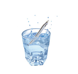 sabre , poisson, évasion, eau, en verre, boire, clapoter, glace, isolé, liquide, abattre, blanc, froid, bleu, éclaboussure, bouillonner, transparent, clair, cool, frais, humide, propre, rafraîchisseme