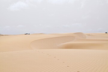 Fototapeta na wymiar Viana-Wüste auf Boa Vista / Kapverdische Inseln / Viana Desert on Boa Vista / Cape Verde Islands