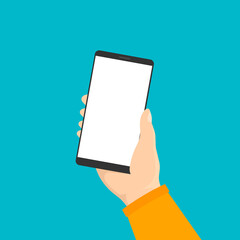 Phone chat messages. Sms notification on mobile phone. Speech bubbles on cellphone screen. People smartphone chatting. Hands with cellphone. Chat message bubbles. image jpg with dotwork effect.
