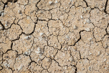 Earth environmental resources cracks from ground drought