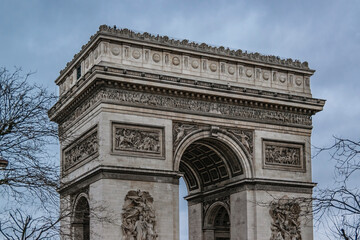 Fototapeta na wymiar Triumph Arch, Paris, France