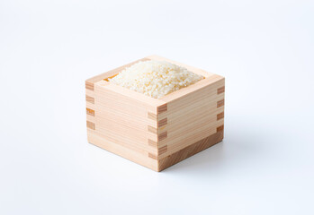 お米（白米）・白背景