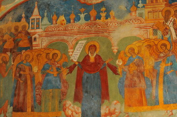 painting of the church