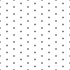 Square seamless background pattern from black turtle symbols. The pattern is evenly filled. Vector illustration on white background