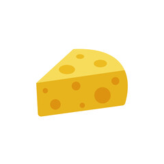 Cheese icon vector. Cheese on white background. logo design.
