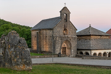 Fototapeta na wymiar Church of Santiago. Roncesvalles. Way of St. James