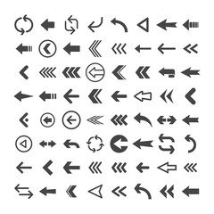 Arrow set collection. Arrows vector set icons.
