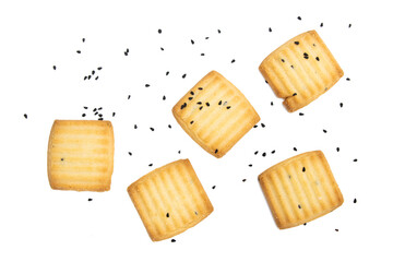 Biscuit isolated on white background