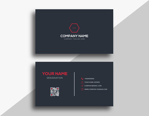 Business card design template, Clean professional business card template, visiting card, business card template.