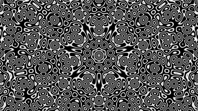 Expanding concentric shapes in perfect seamless loop (4K 3840x2160 30fps).