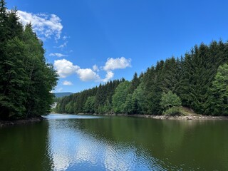 lake in the mountains