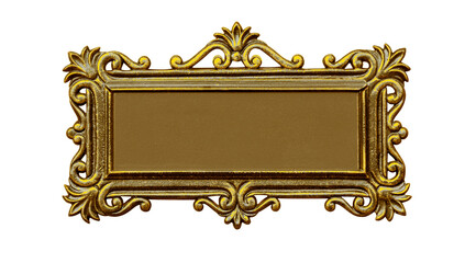 Metal plate with frame
