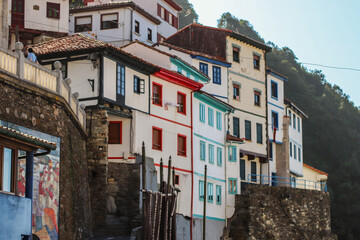  Pueblo de Cudillero, Asturias, España.