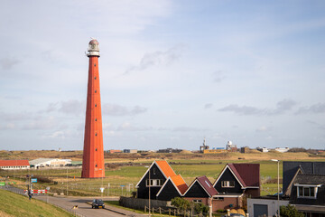 Lighthouse De Lange Jaap in Den Helder, the Netherlands