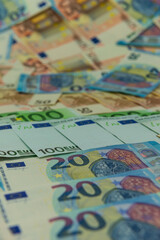 Euro banknoty - obrazy, fototapety, plakaty