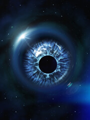 eye in a singularity
