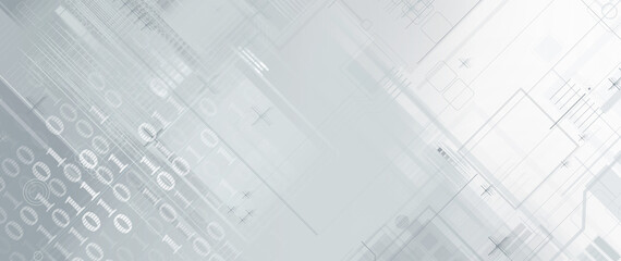 Quantum processing. Deep learning artificial intelligence. Future new technology  for business or science presentation