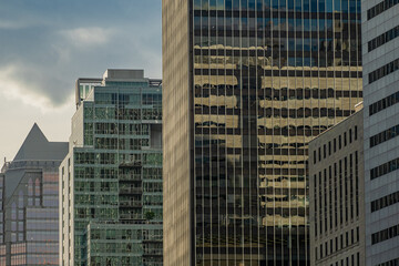 modern office buildings