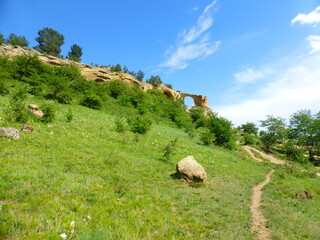 Koltso Mountain in the city of Kislovodsk