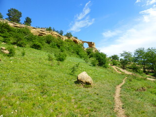 Koltso Mountain in the city of Kislovodsk