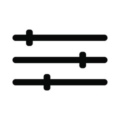 Settings icon vector. Detail settings vector icon in black color. Vector illustration.