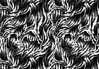 seamless animals pattern. Abstract illustration