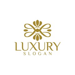 Luxurious logo design.