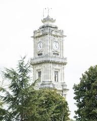 Clock tower of Dolmabahce palace