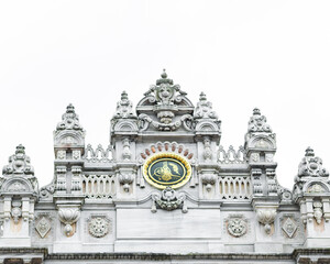Front gate of Dolmabahce Palace