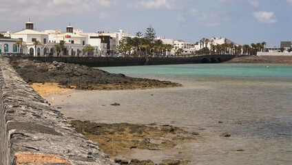 Fototapeta na wymiar photographic image of Arrecife de Lanzarote, Canary Islands. Spain