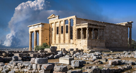 GREECE - ATHENS - ACROPOLIS - FIRE - JOHANN MUSZYNSKI