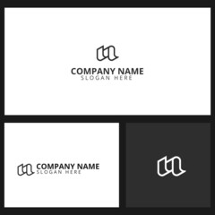 Creative and Minimalist Letter UN Logo Design Using letters U and N , UN Monogram