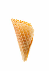 ice cream cone isolated on a white background