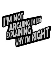 I'm not arguing Spruch 