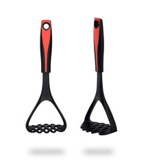 potato masher press ser isolated on white background