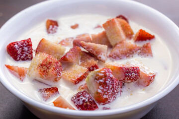 Strawberries and cream