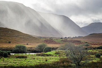 landscape with mountains