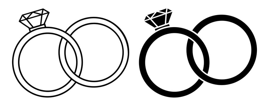 Engagement Ring Vector SVG Icon (12) - SVG Repo