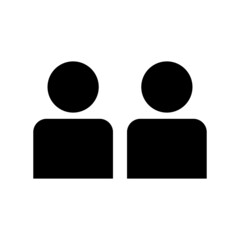 business partner icon or logo isolated sign symbol vector illustration - high quality black style vector icons
