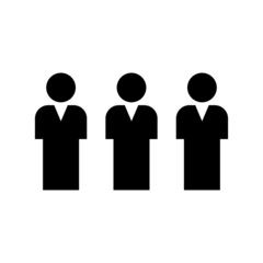 business team icon or logo isolated sign symbol vector illustration - high quality black style vector icons
