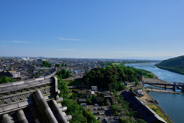 犬山城天守からの風景