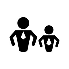 Obraz premium business team icon or logo isolated sign symbol vector illustration - high quality black style vector icons 