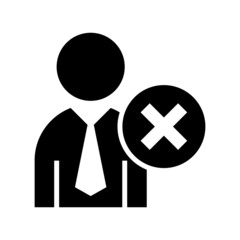 delete business icon or logo isolated sign symbol vector illustration - high quality black style vector icons
