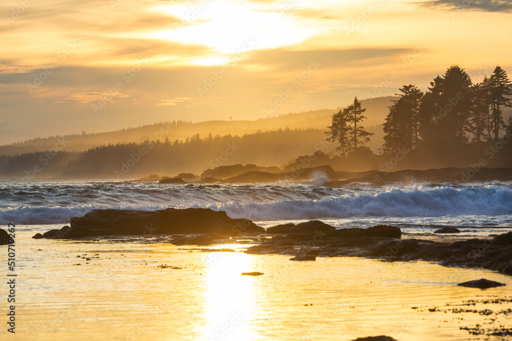 Wall mural Ocean sunset