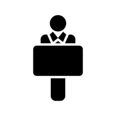 man board icon or logo isolated sign symbol vector illustration - high quality black style vector icons
