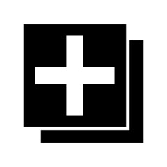 Obraz premium add to list icon or logo isolated sign symbol vector illustration - high quality black style vector icons 