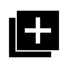 Fototapeta premium add to list icon or logo isolated sign symbol vector illustration - high quality black style vector icons 