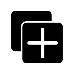 Obraz premium add to list icon or logo isolated sign symbol vector illustration - high quality black style vector icons 